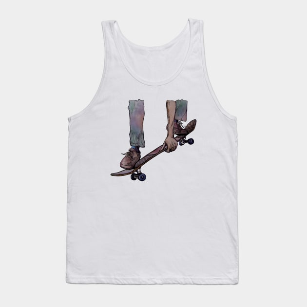 Skate Tank Top by rebelshop